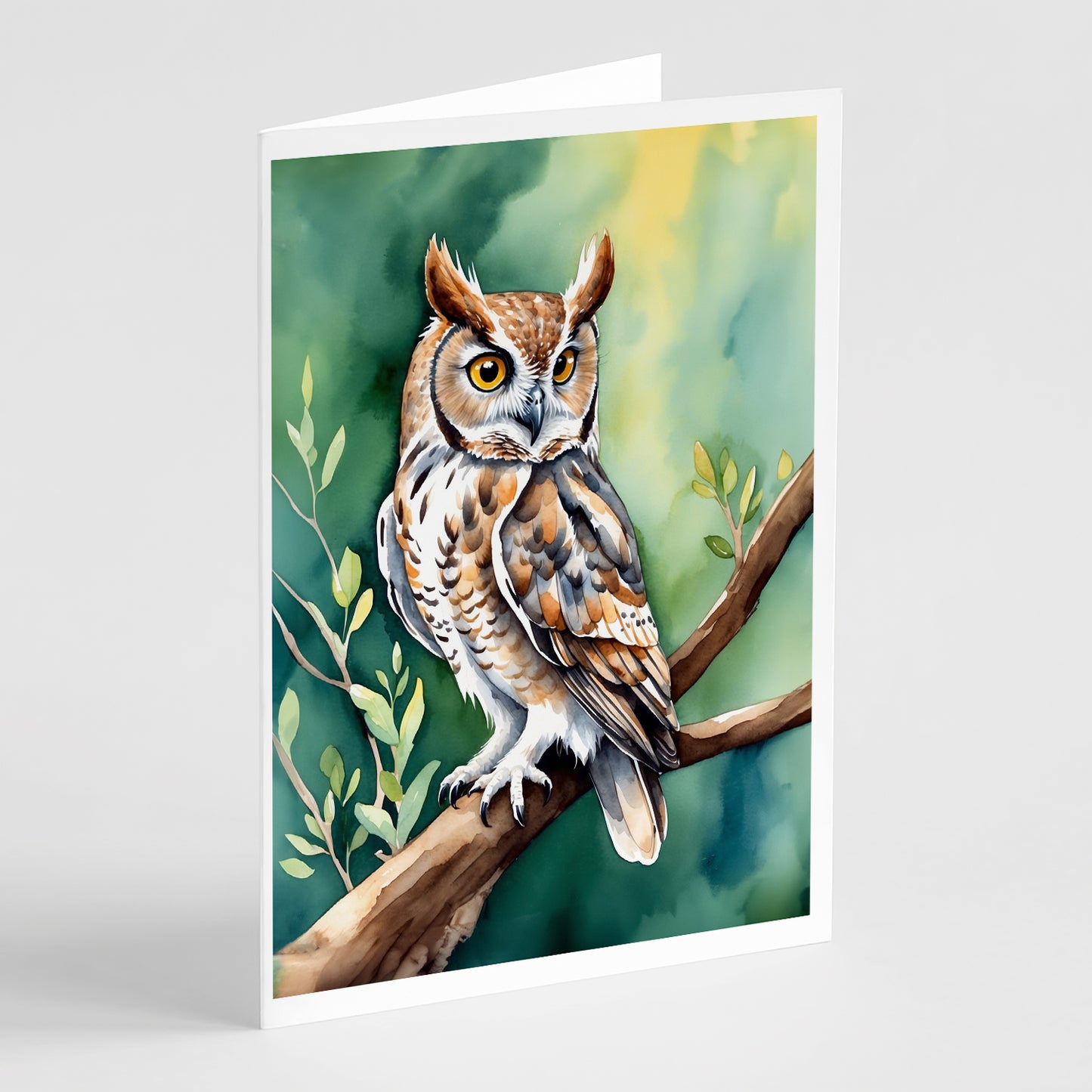 Buy this Western Screech Owl Greeting Cards Pack of 8