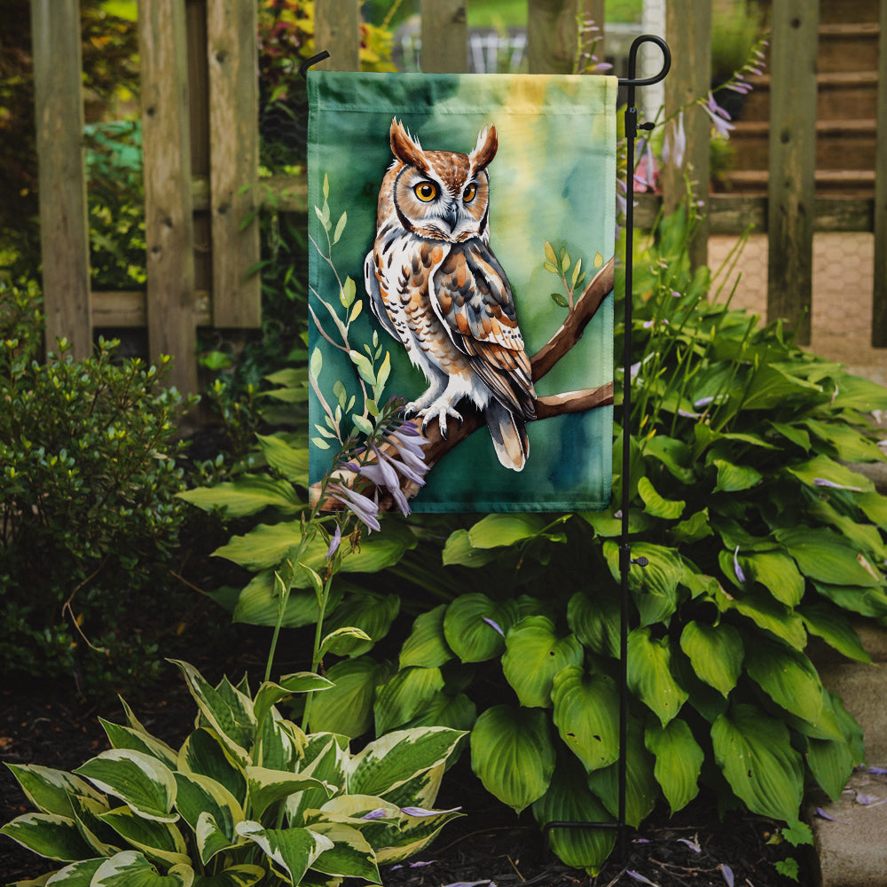 Western Screech Owl Garden Flag