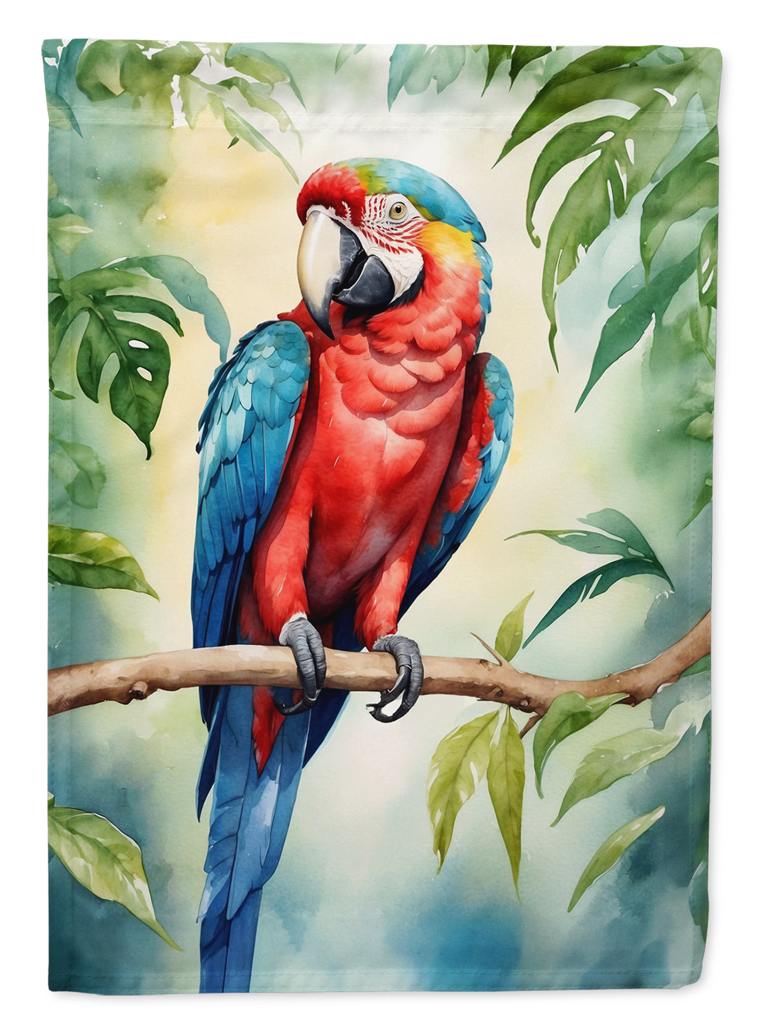 Buy this Macaw Parrot House Flag