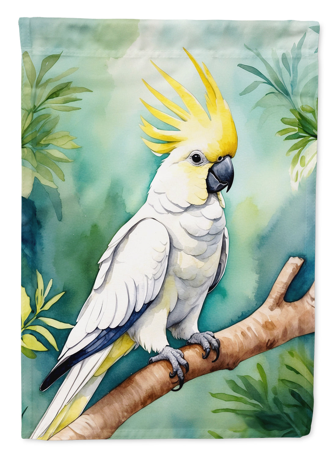 Buy this Sulphurcrested Cockatoo House Flag