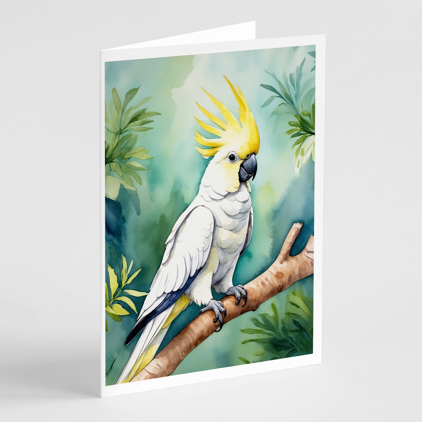 Buy this Sulphurcrested Cockatoo Greeting Cards Pack of 8