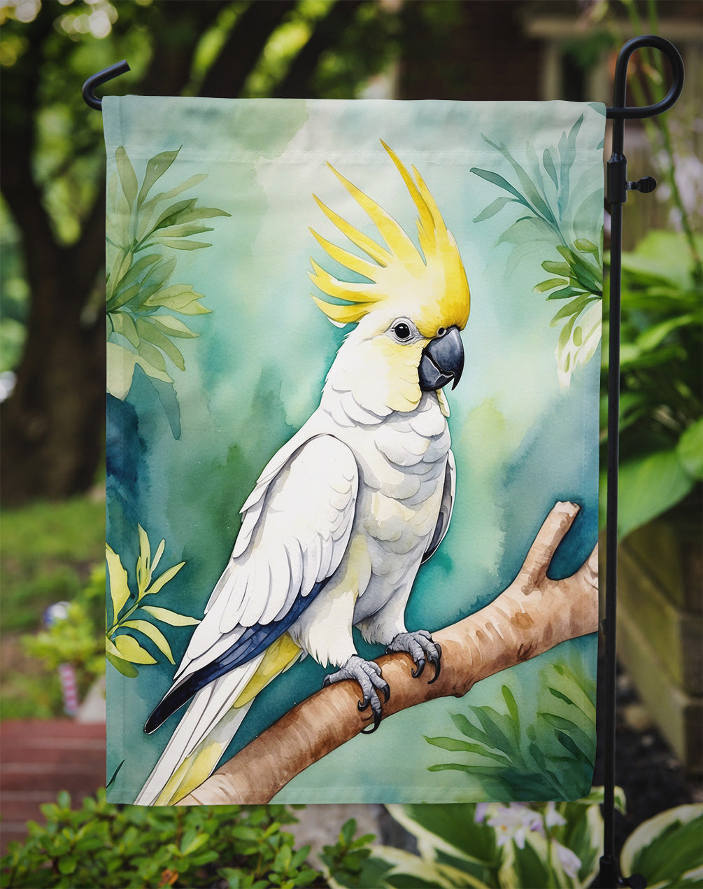 Sulphurcrested Cockatoo Garden Flag