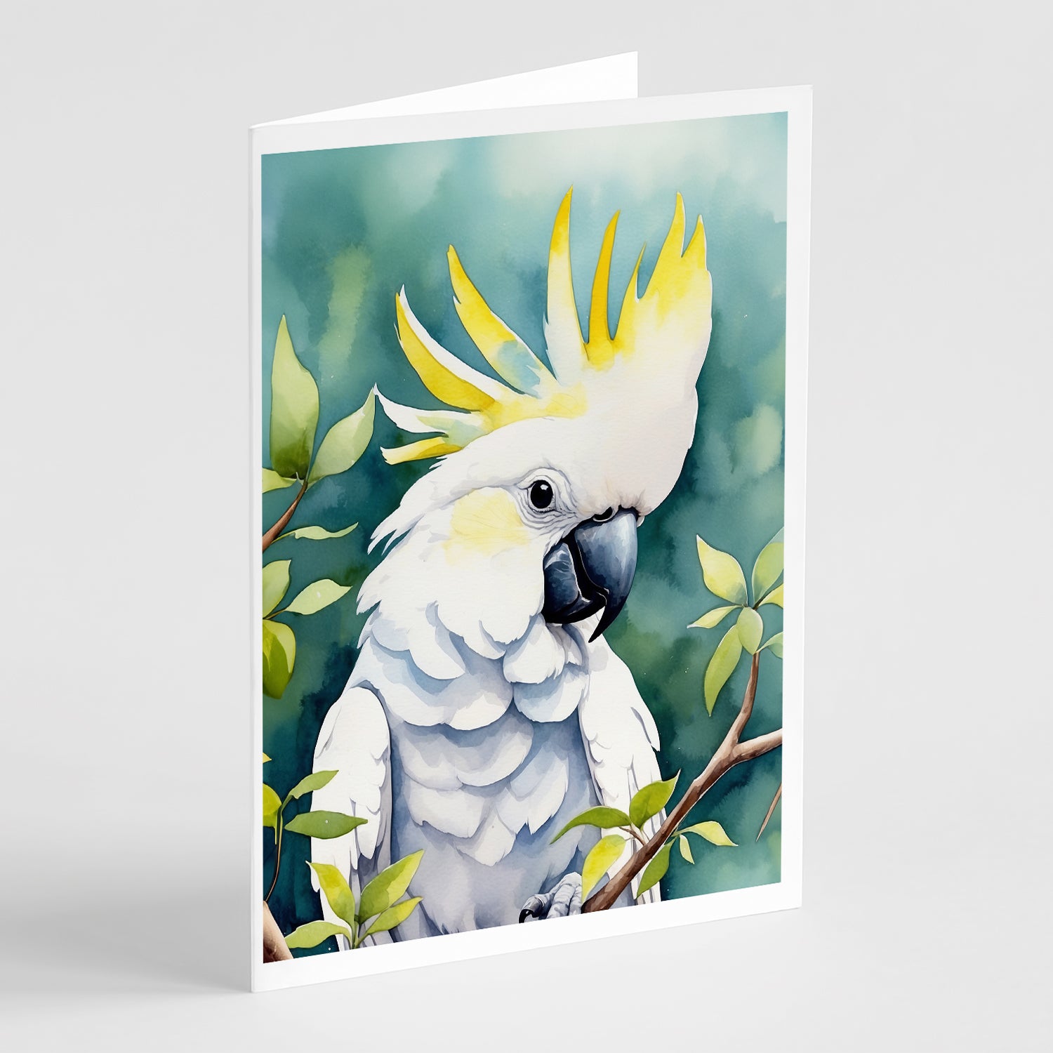 Buy this Sulphurcrested Cockatoo Greeting Cards Pack of 8