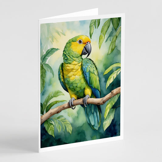 Buy this Yellownaped Amazon Parrot Greeting Cards Pack of 8