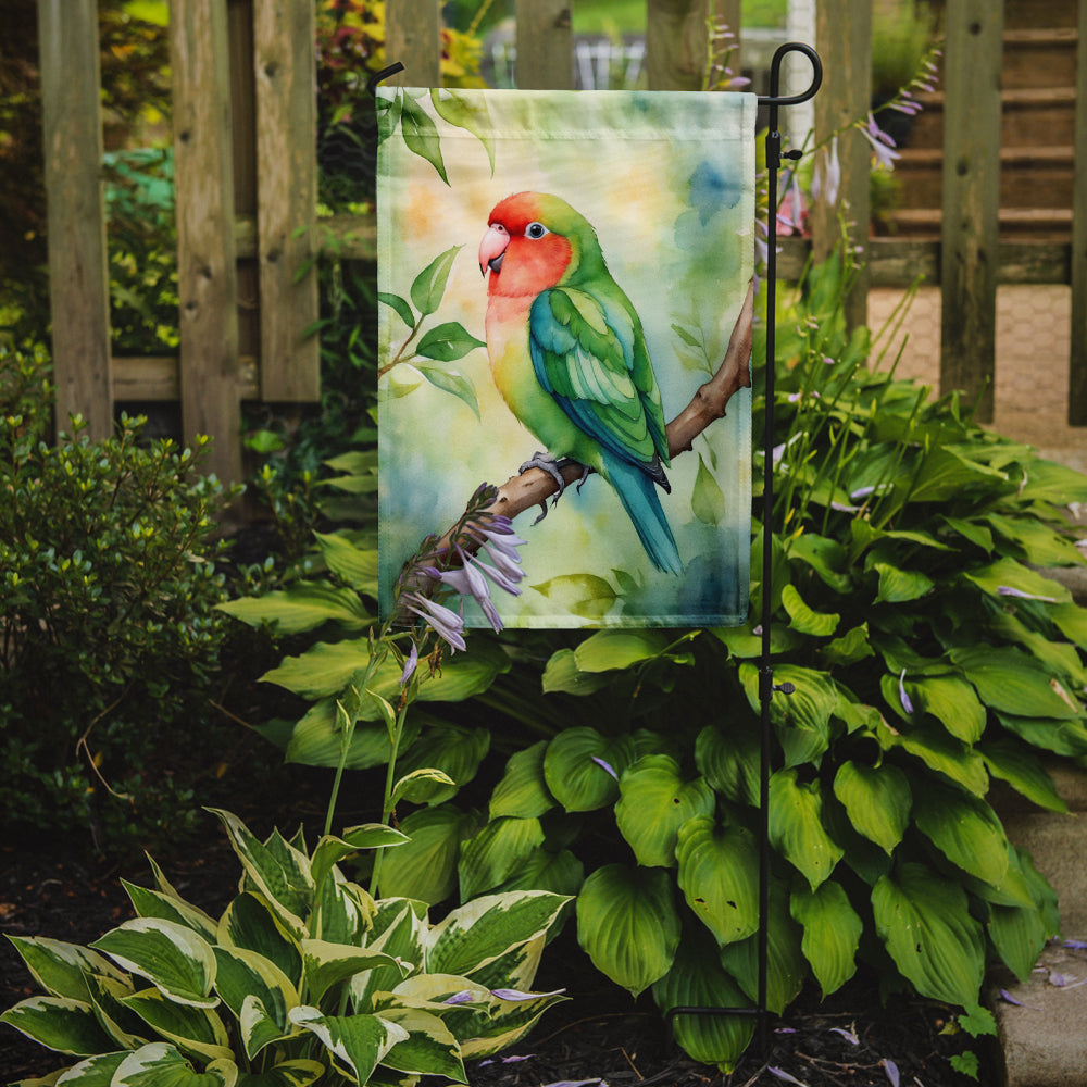 Peachfaced Lovebird Garden Flag