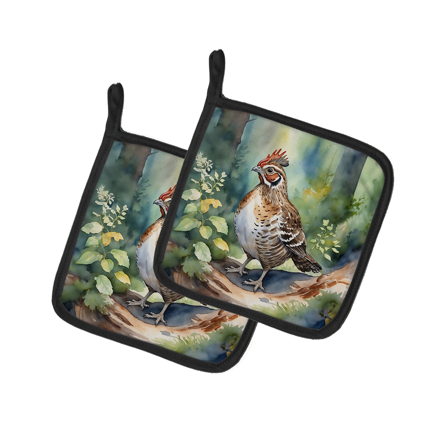 Buy this Pennsylvania Ruffed Grouse Pair of Pot Holders