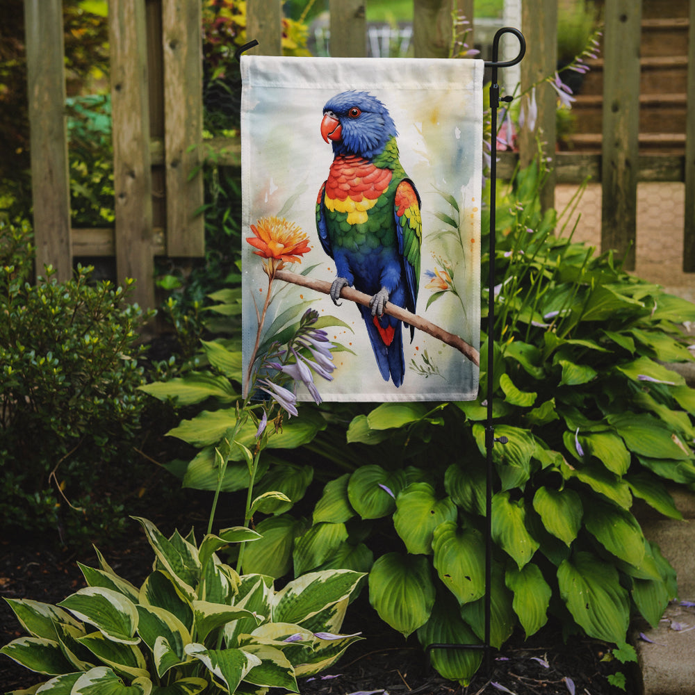 Rainbow Lorikeet Garden Flag