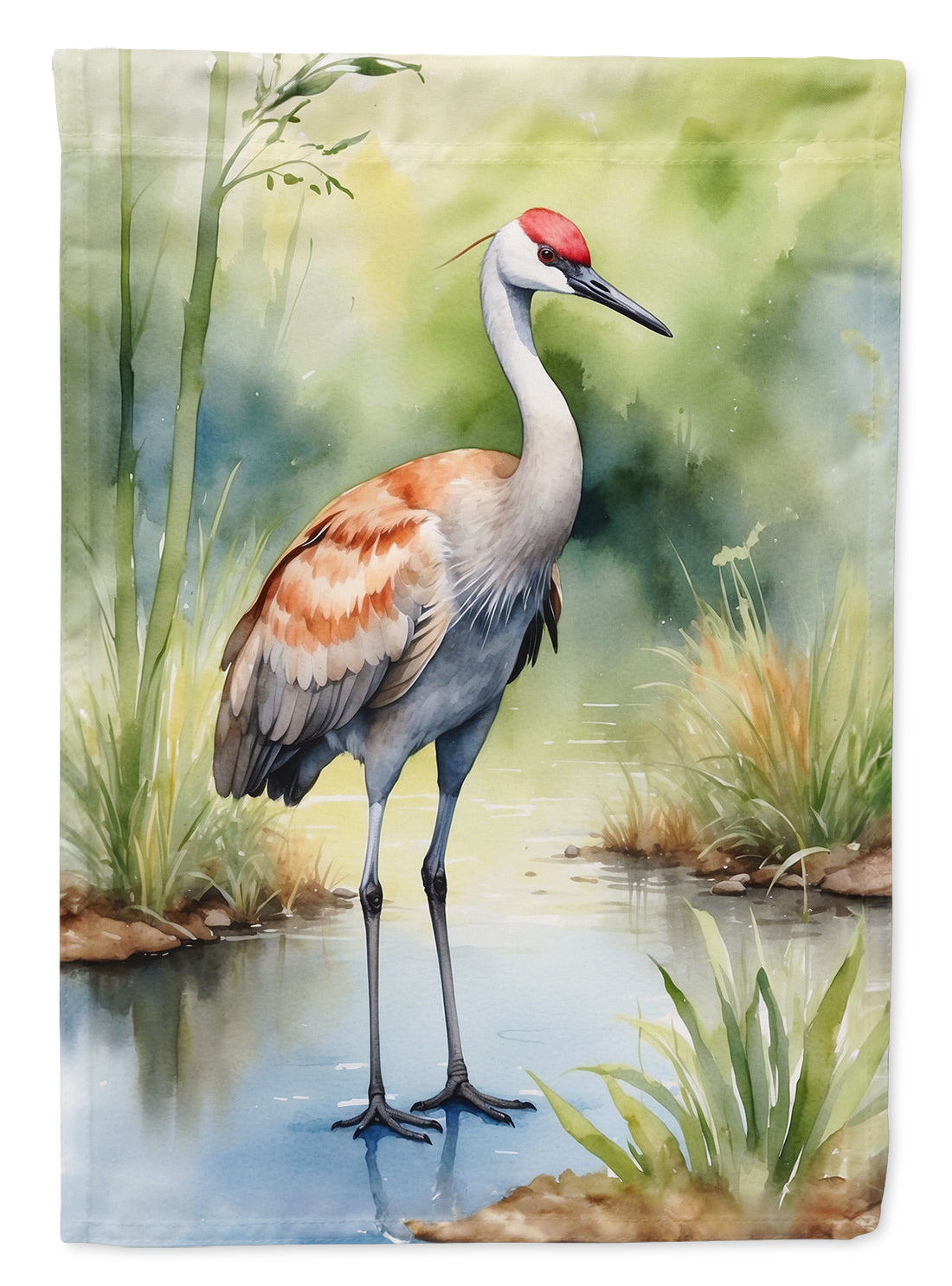 Buy this Sandhill Crane Garden Flag