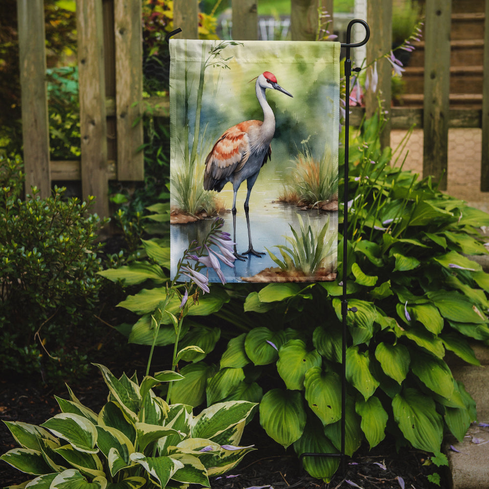 Sandhill Crane Garden Flag