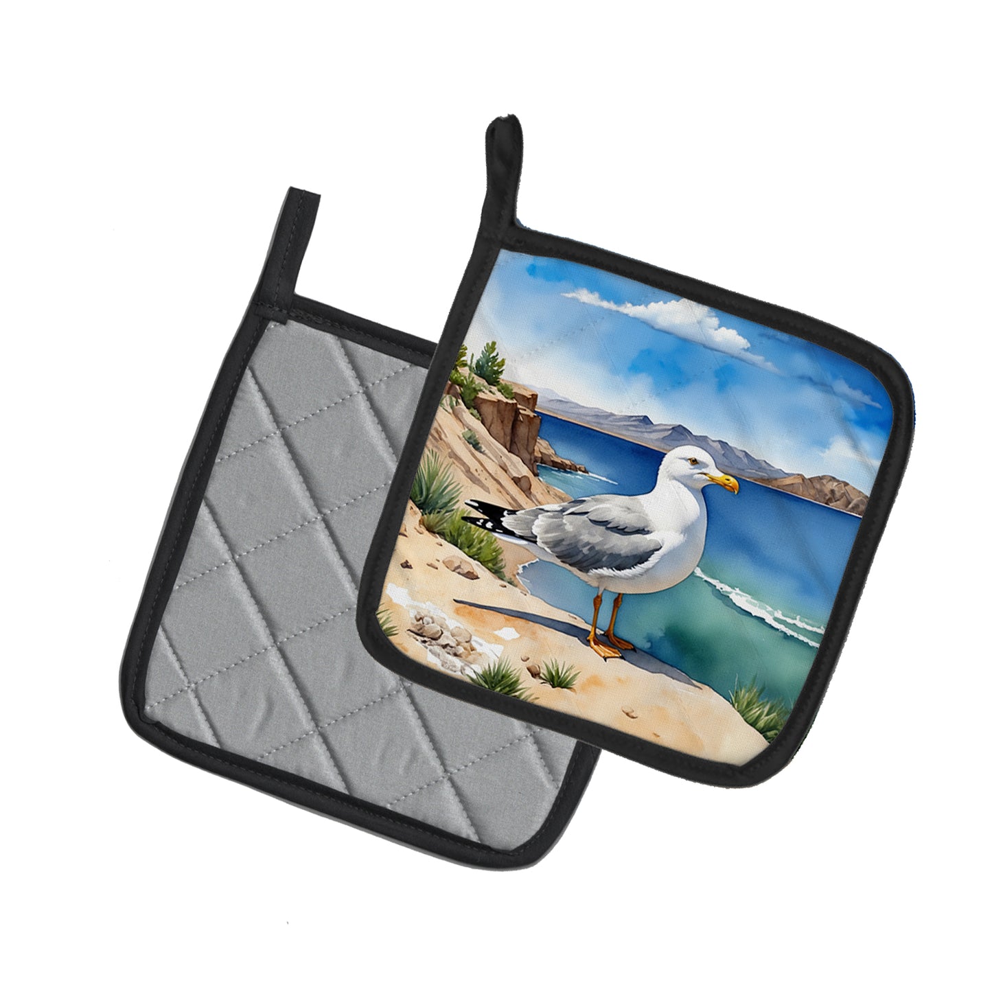 Utah California Gull Pair of Pot Holders