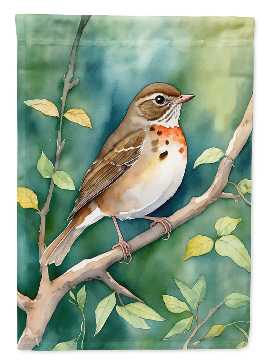 Buy this Vermont Hermit Thrush House Flag