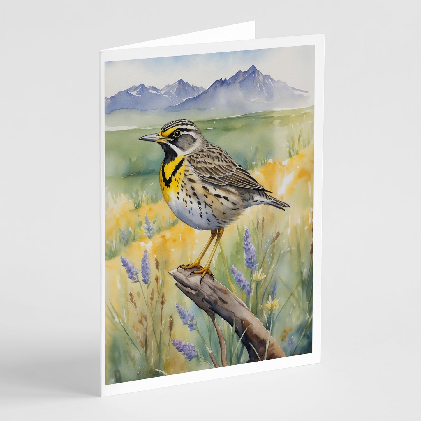 Buy this Wyoming Western Meadowlark Greeting Cards Pack of 8