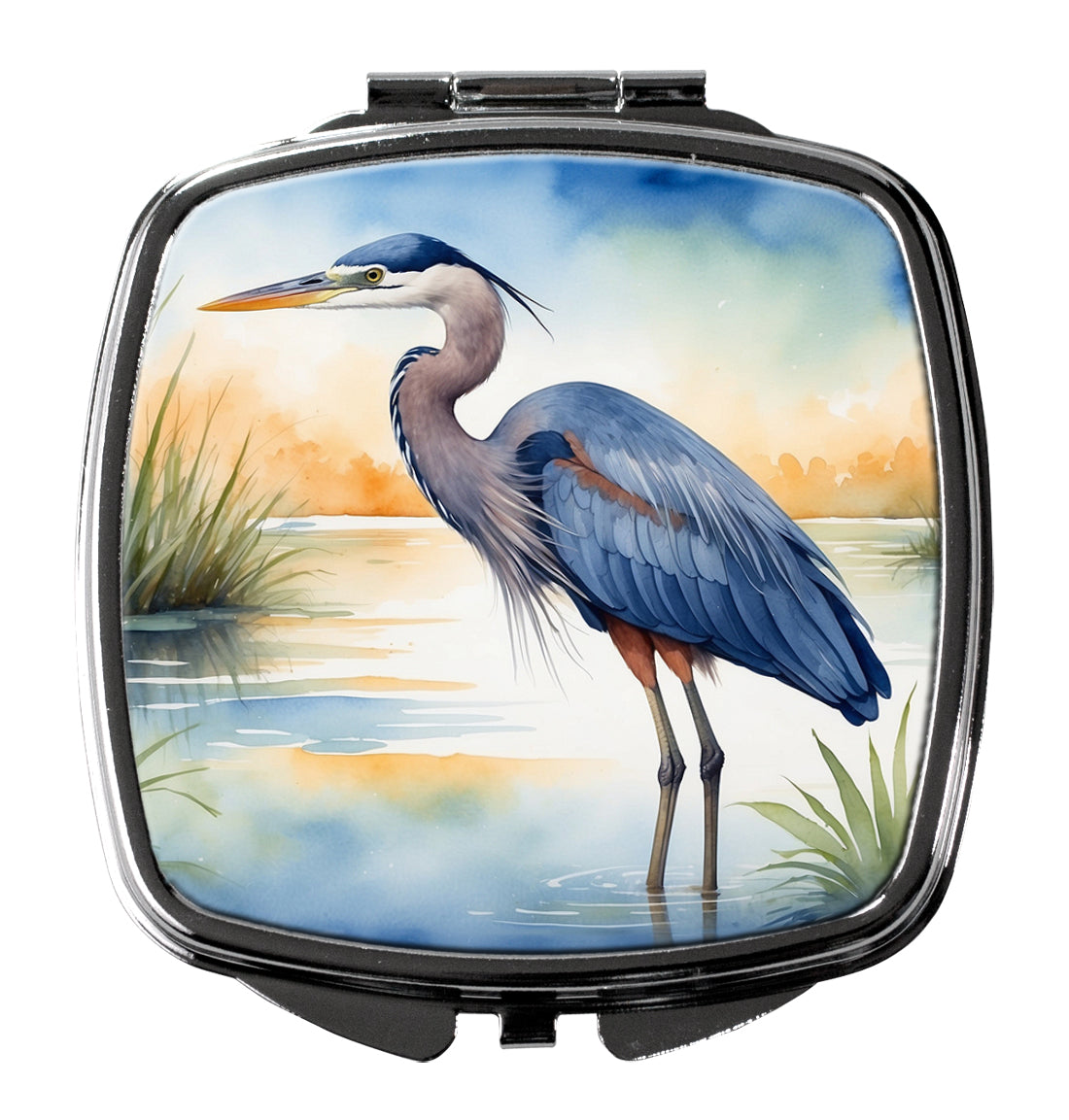 Buy this Blue Heron Emerging as the day fades Compact Mirror