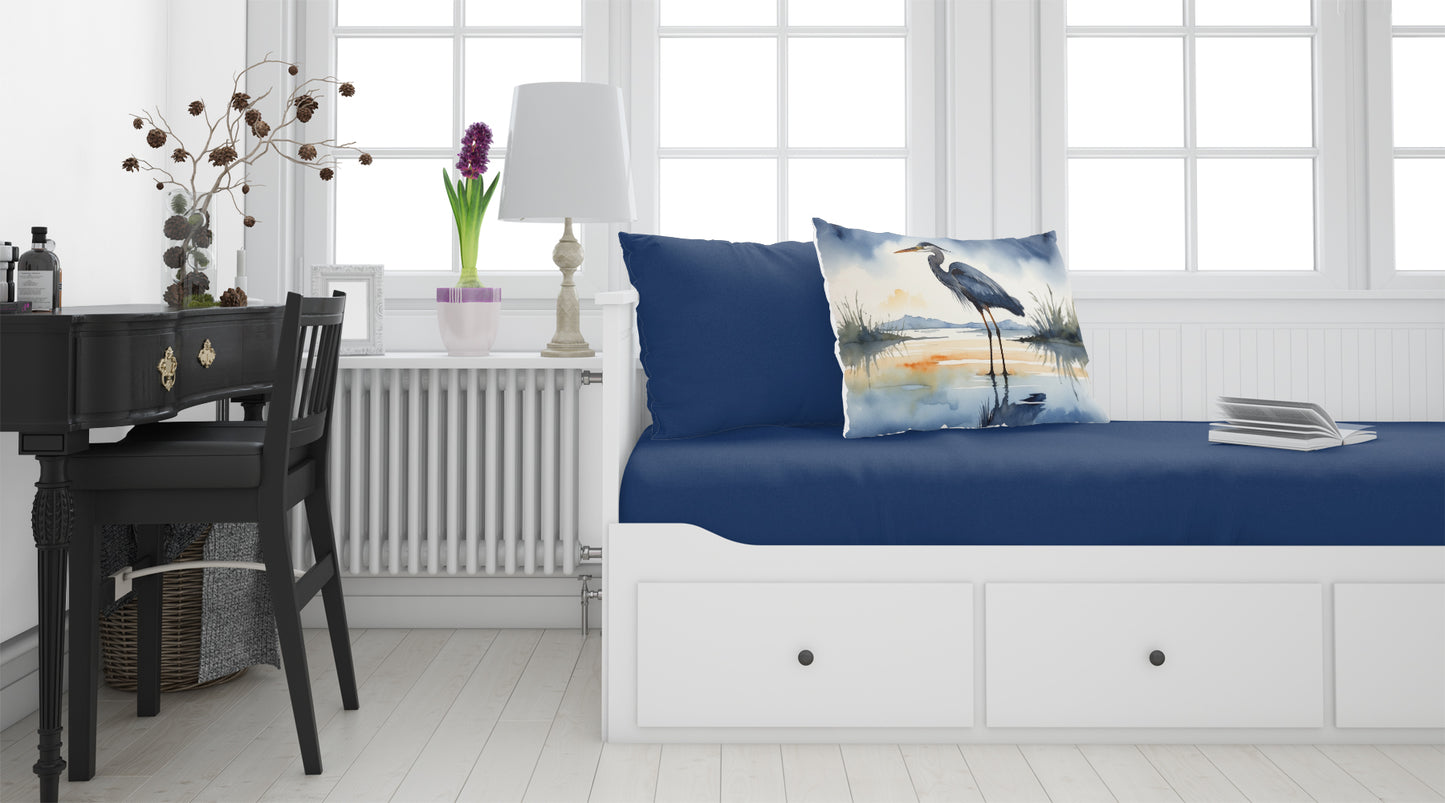 Blue Heron Barely Lit Sky Standard Pillowcase