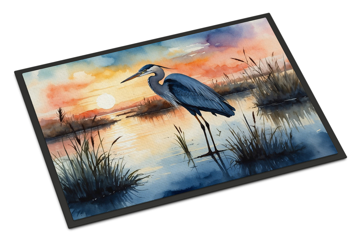 Buy this Blue Heron Setting Sun Doormat