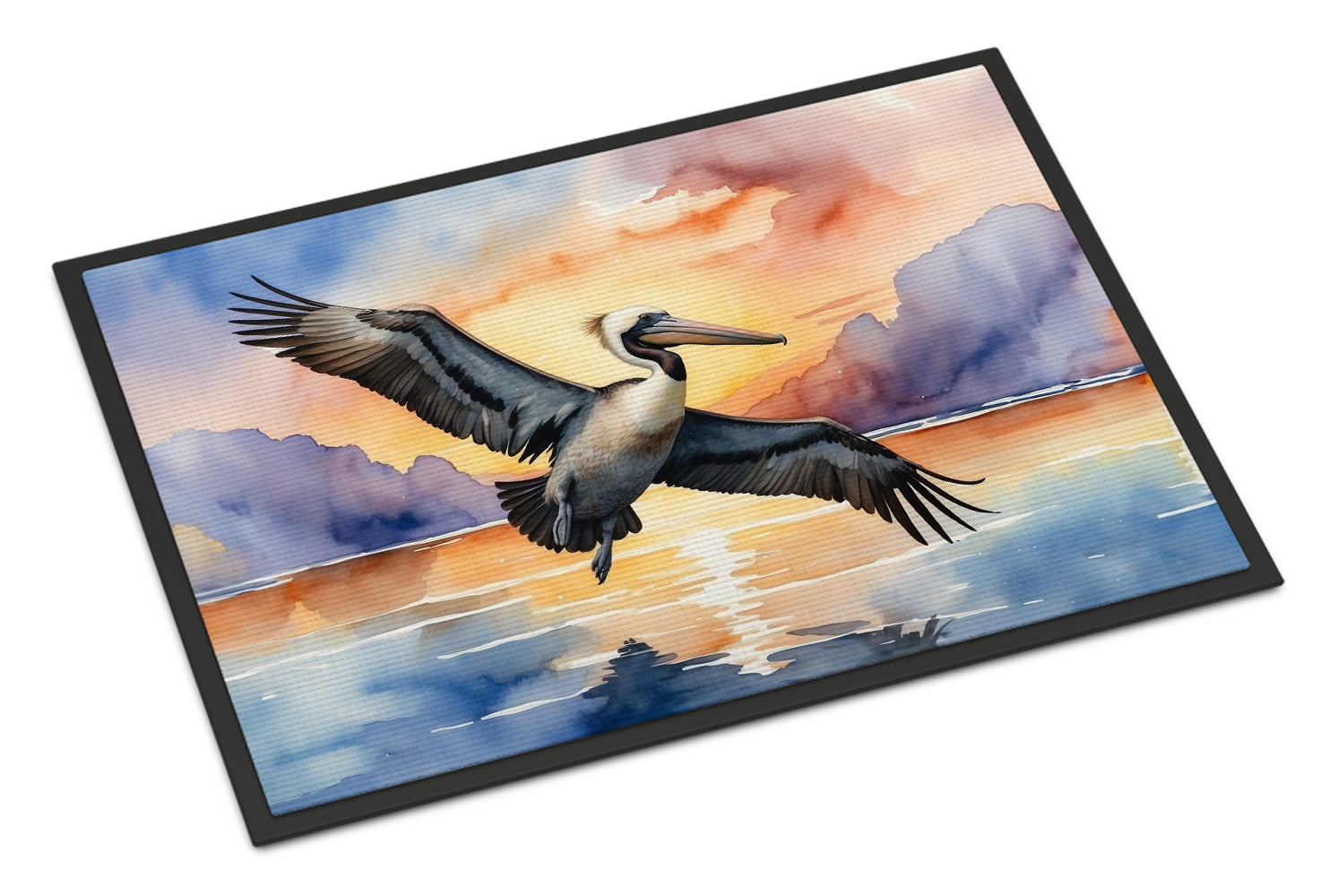 Buy this Pelican Fyling at Sunrise Doormat