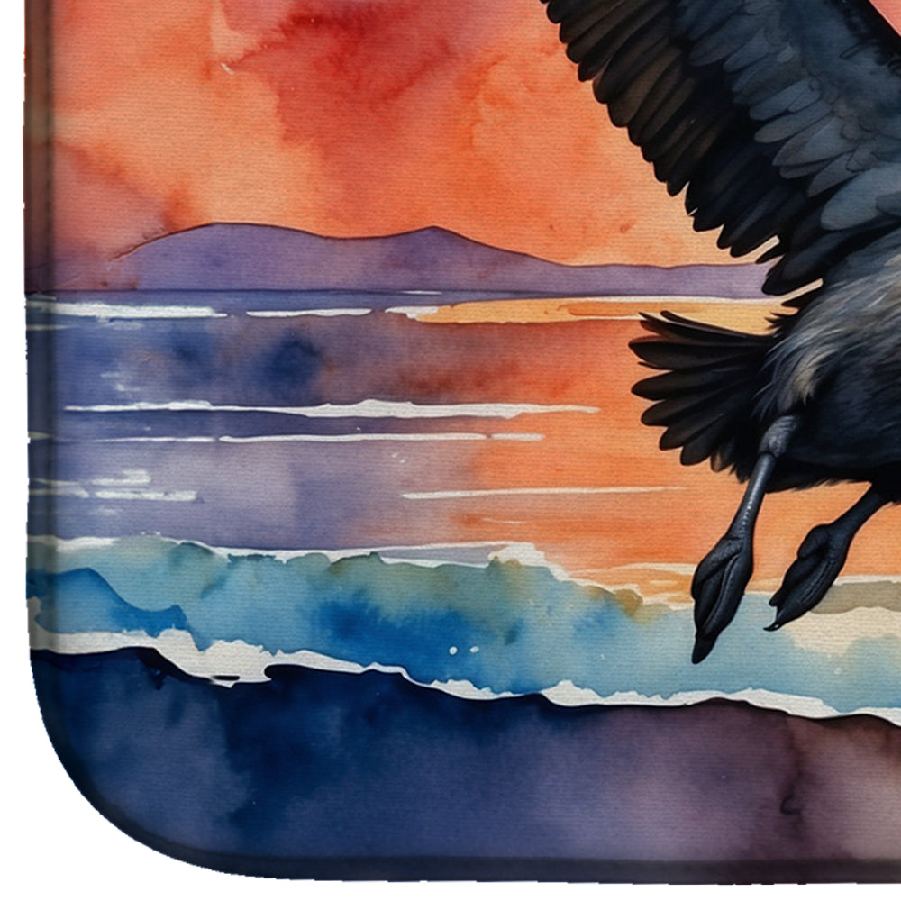 Pelican Fiery Sunset Dish Drying Mat