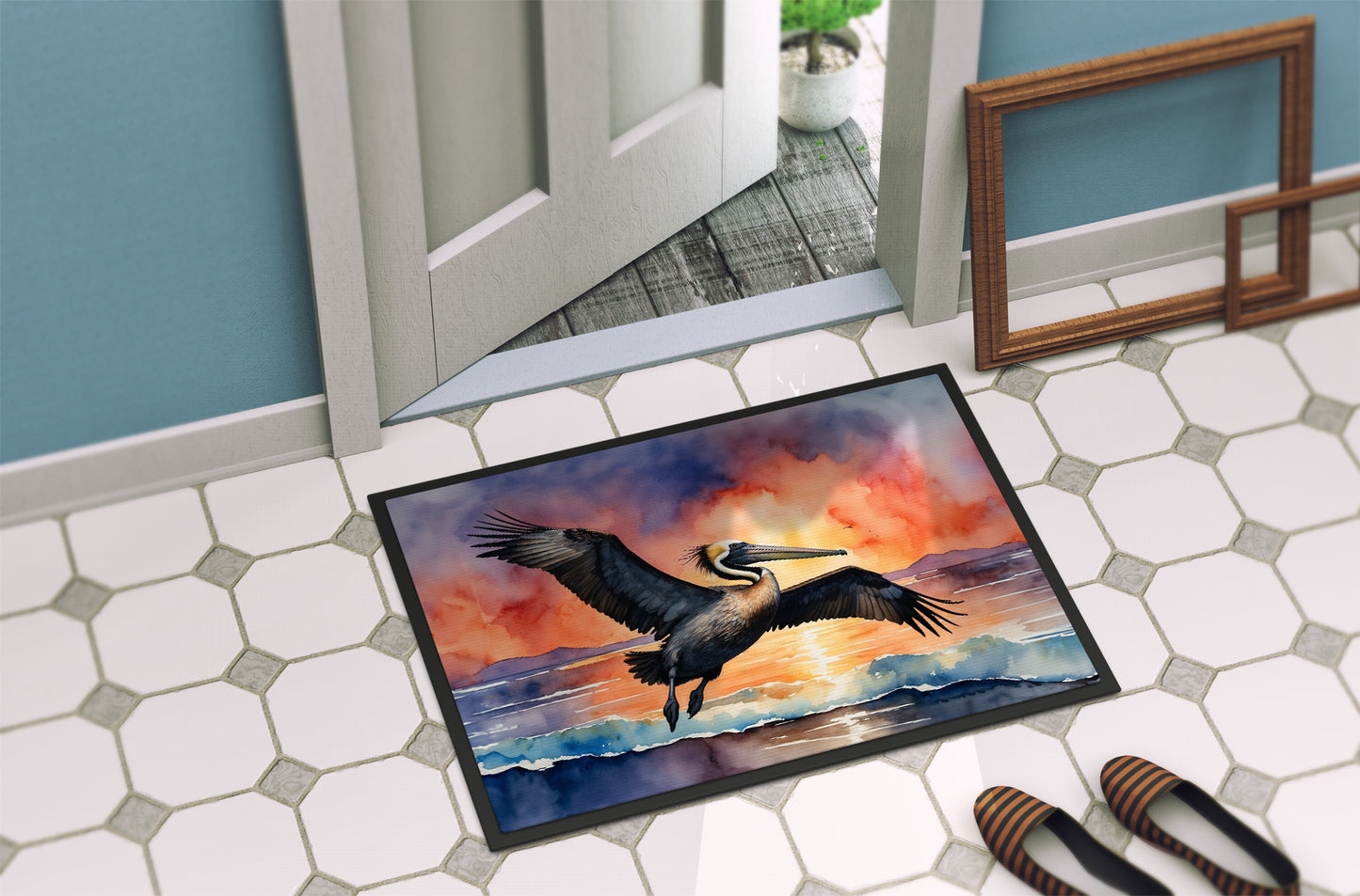 Pelican Fiery Sunset Doormat