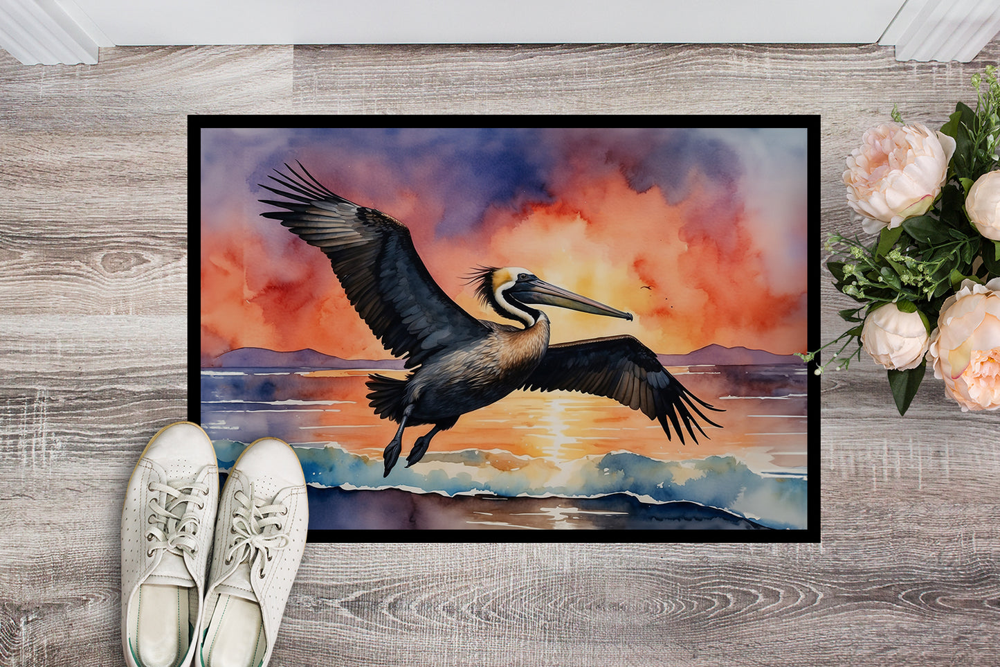 Pelican Fiery Sunset Doormat