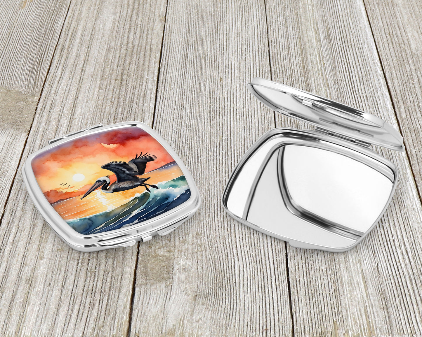 Pelican Fiery Sunset Compact Mirror