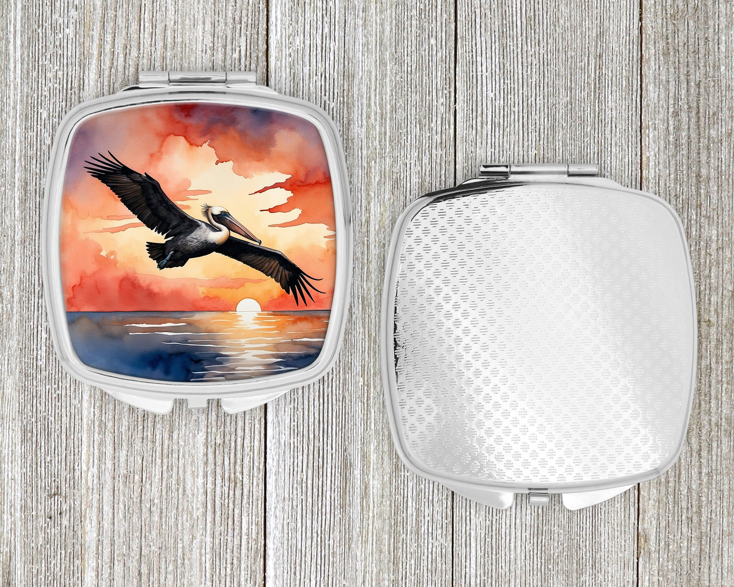 Pelican Fiery Sunset Compact Mirror