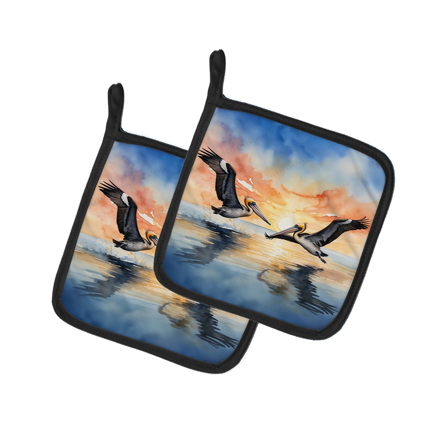 Buy this Pelicans Flying Pair of Pot Holders