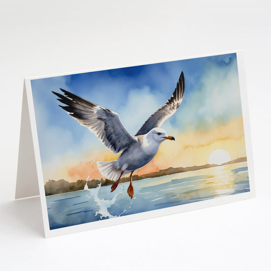Buy this Gull Flying Low Greeting Cards Pack of 8