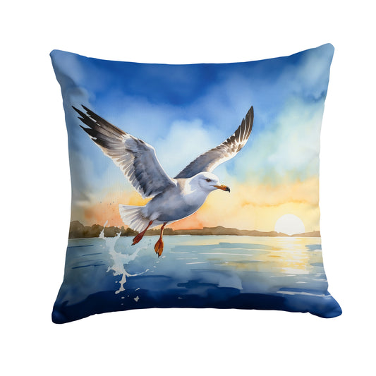 Buy this Gull Flying Low Throw Pillow