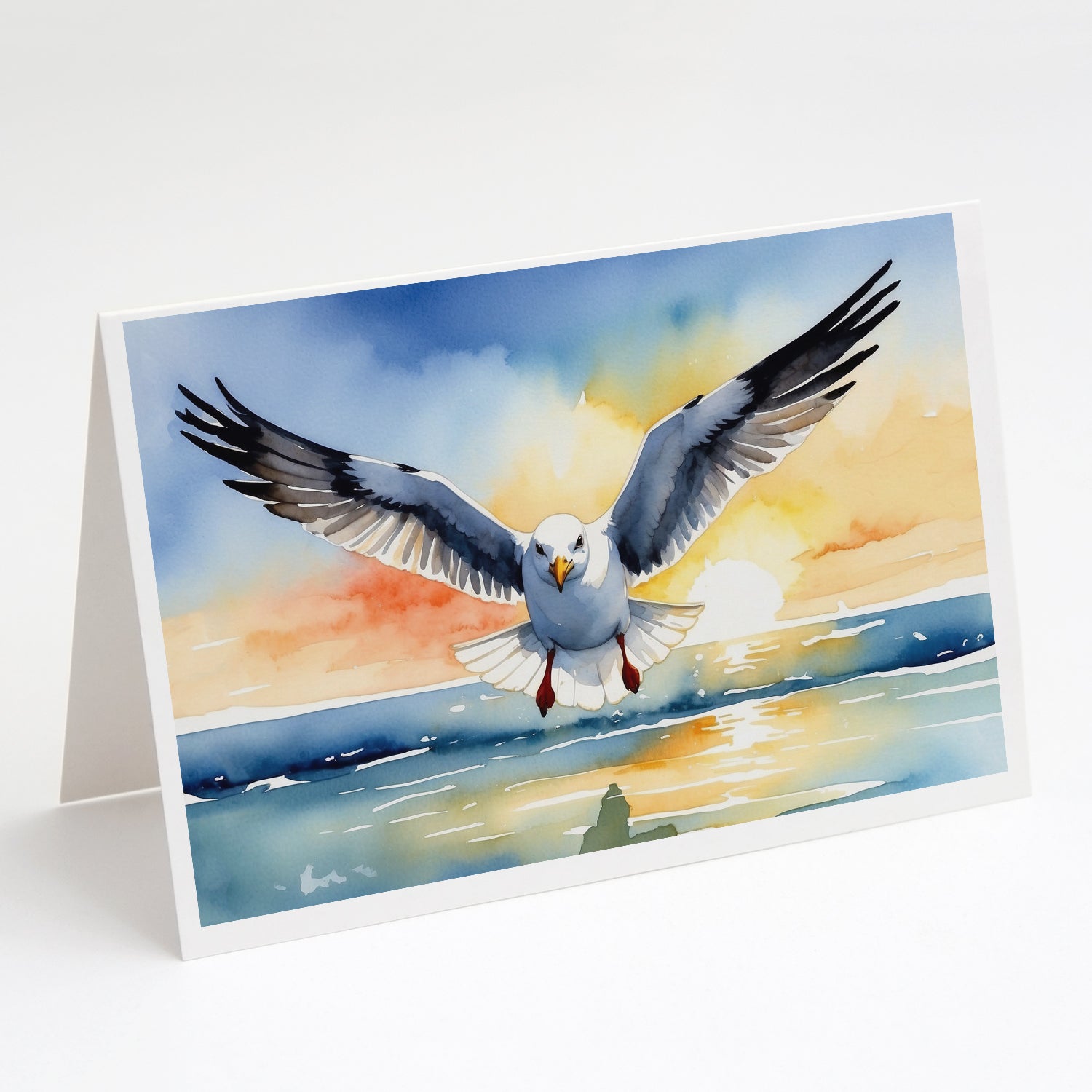 Buy this Gull Flying Low Greeting Cards Pack of 8