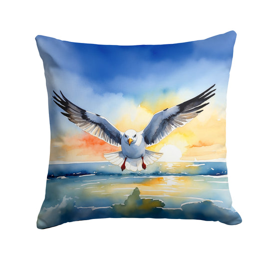 Buy this Gull Flying Low Throw Pillow