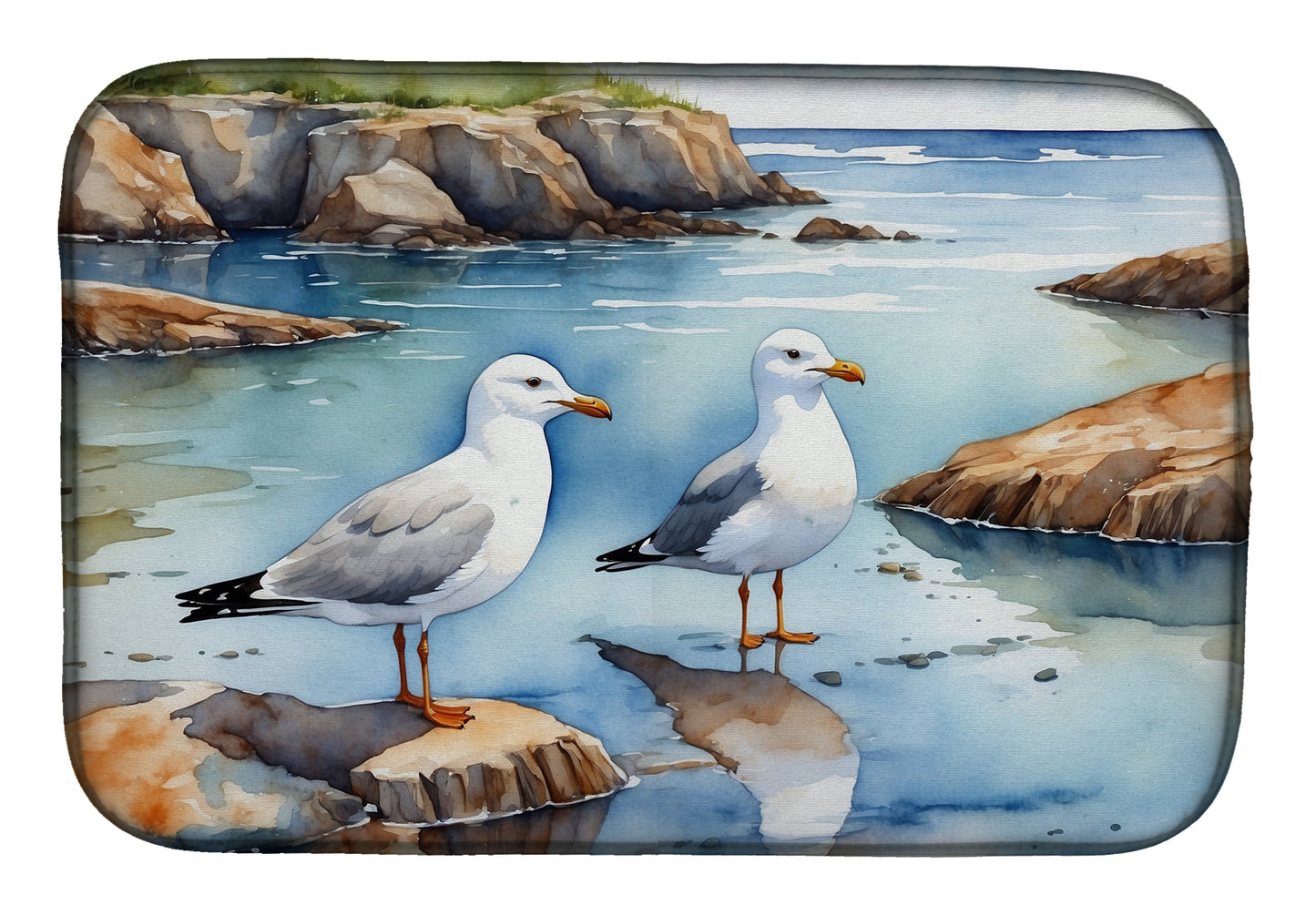 Buy this Gulls Scavenging Dish Drying Mat