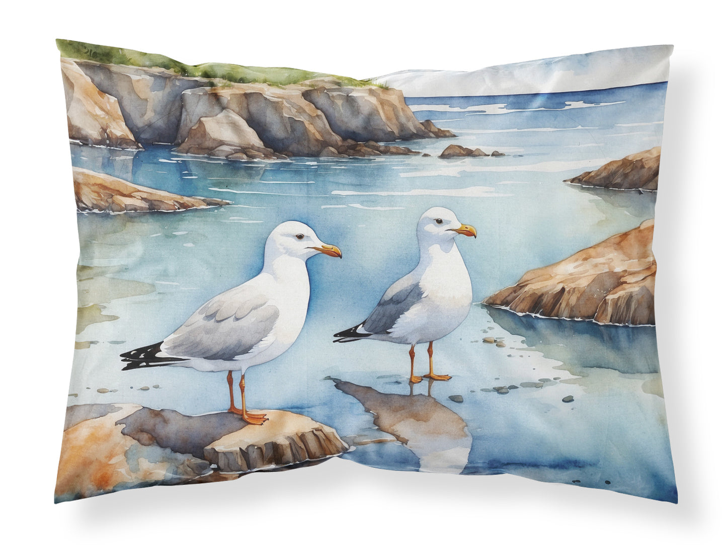 Buy this Gulls Scavenging Standard Pillowcase