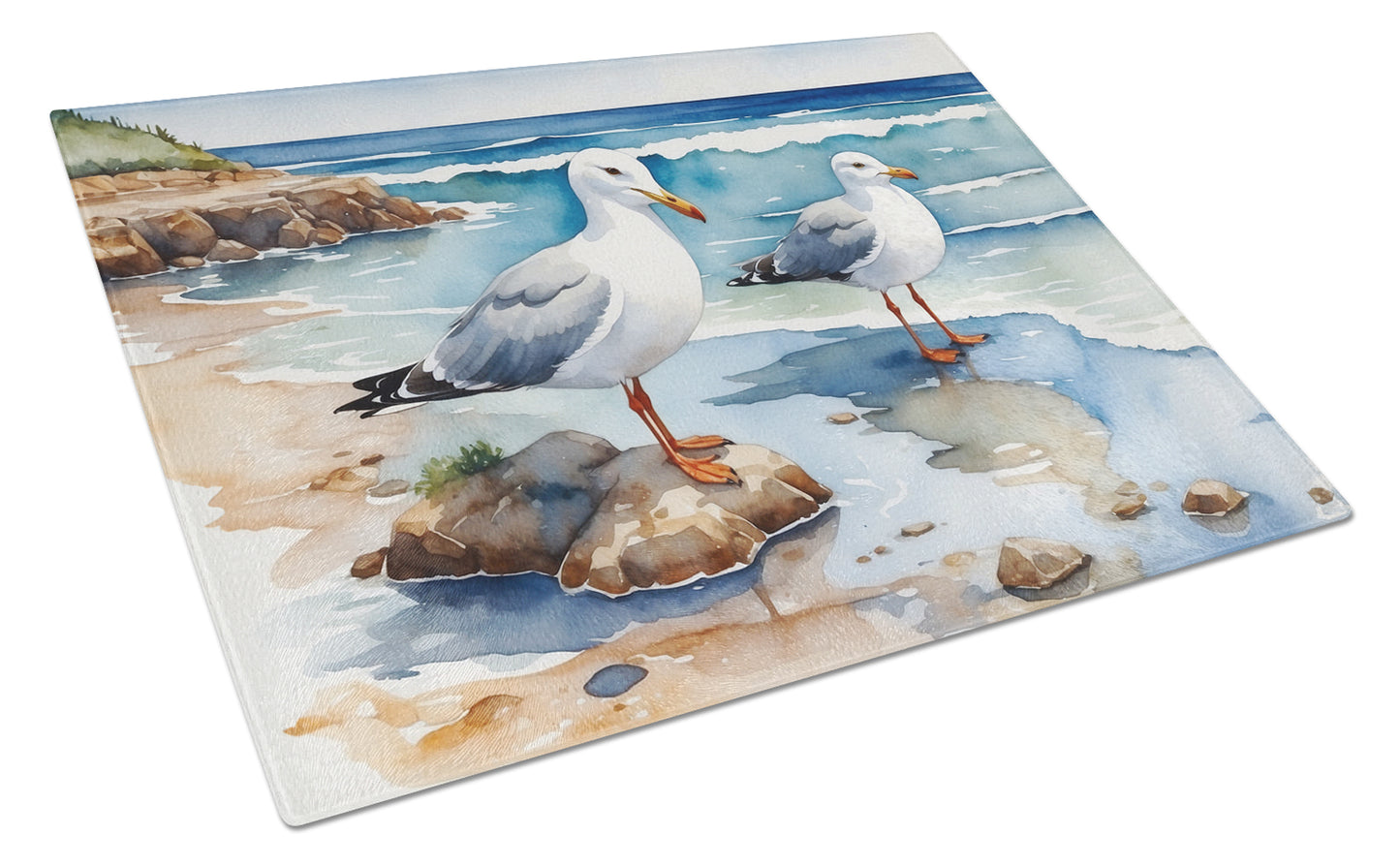 Buy this Gulls Scavenging Glass Cutting Board