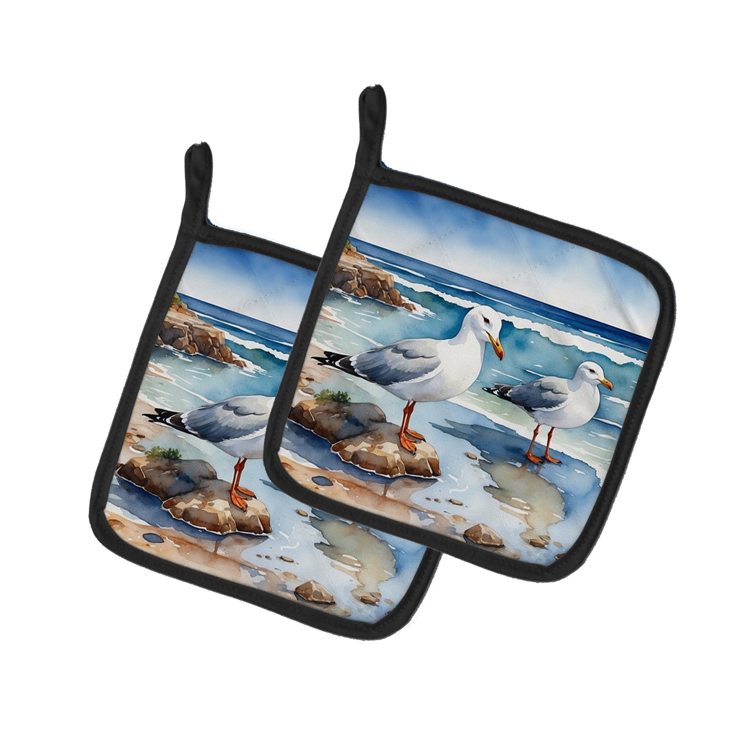 Buy this Gulls Scavenging Pair of Pot Holders