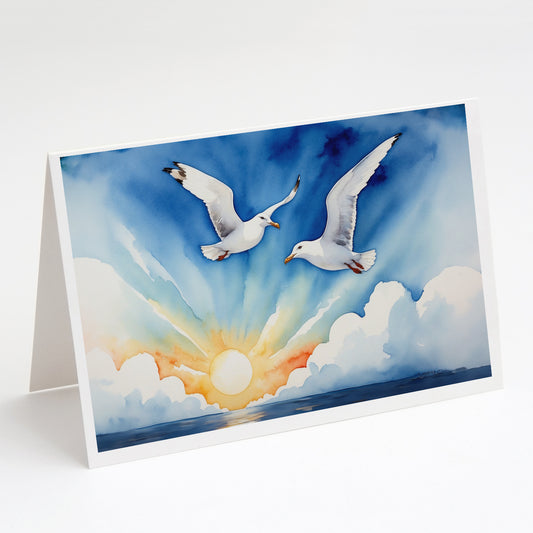Buy this Gulls Soaring High Greeting Cards Pack of 8