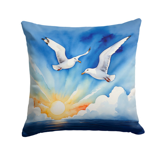 Buy this Gulls Soaring High Throw Pillow