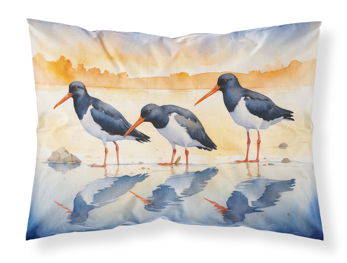 Buy this Oystercatchers Foraging Standard Pillowcase