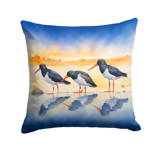 Buy this Oystercatchers Foraging Throw Pillow