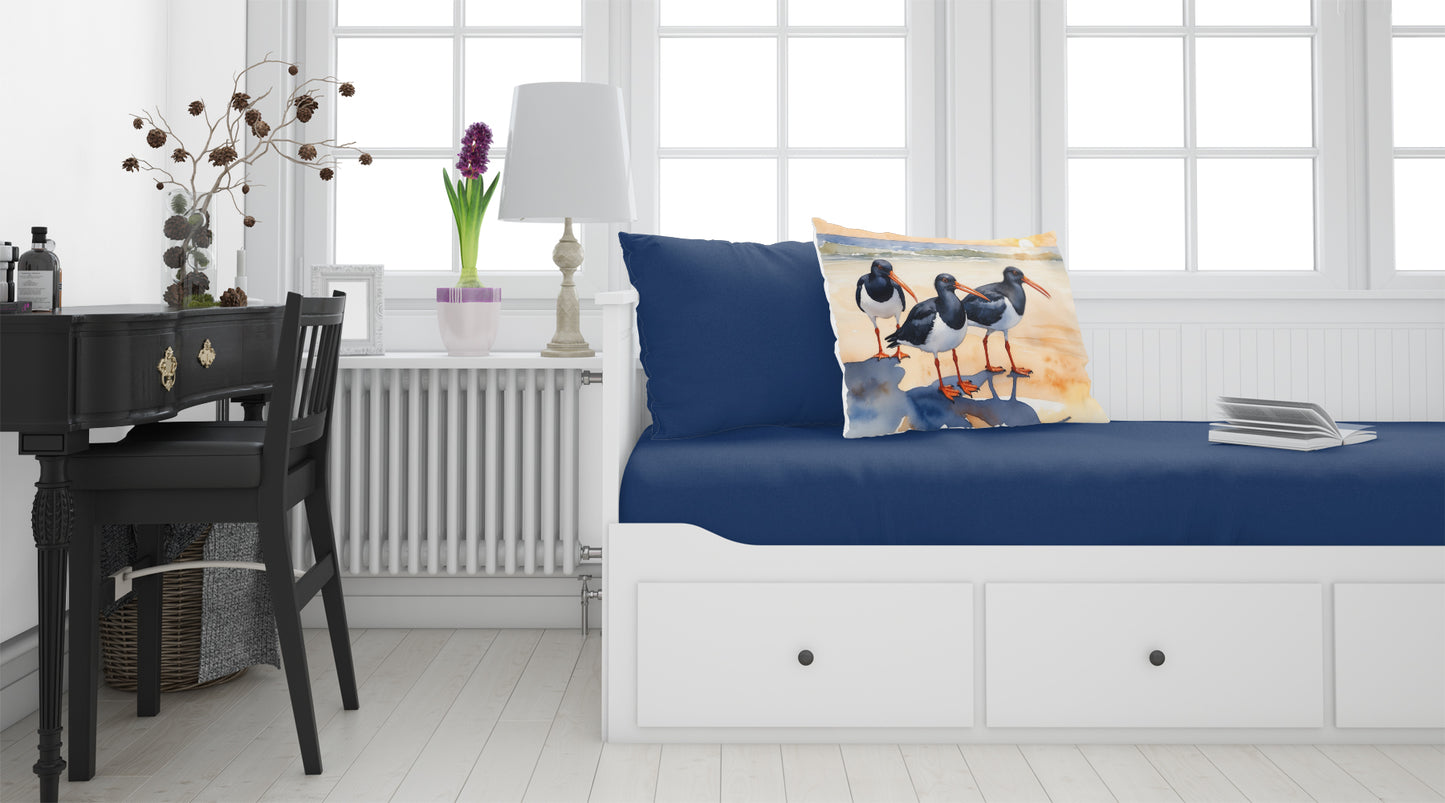 Oystercatchers Foraging Standard Pillowcase