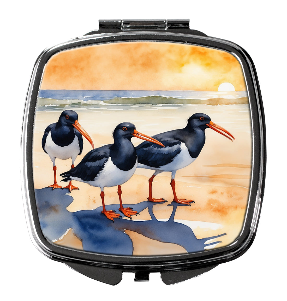 Buy this Oystercatchers Foraging Compact Mirror