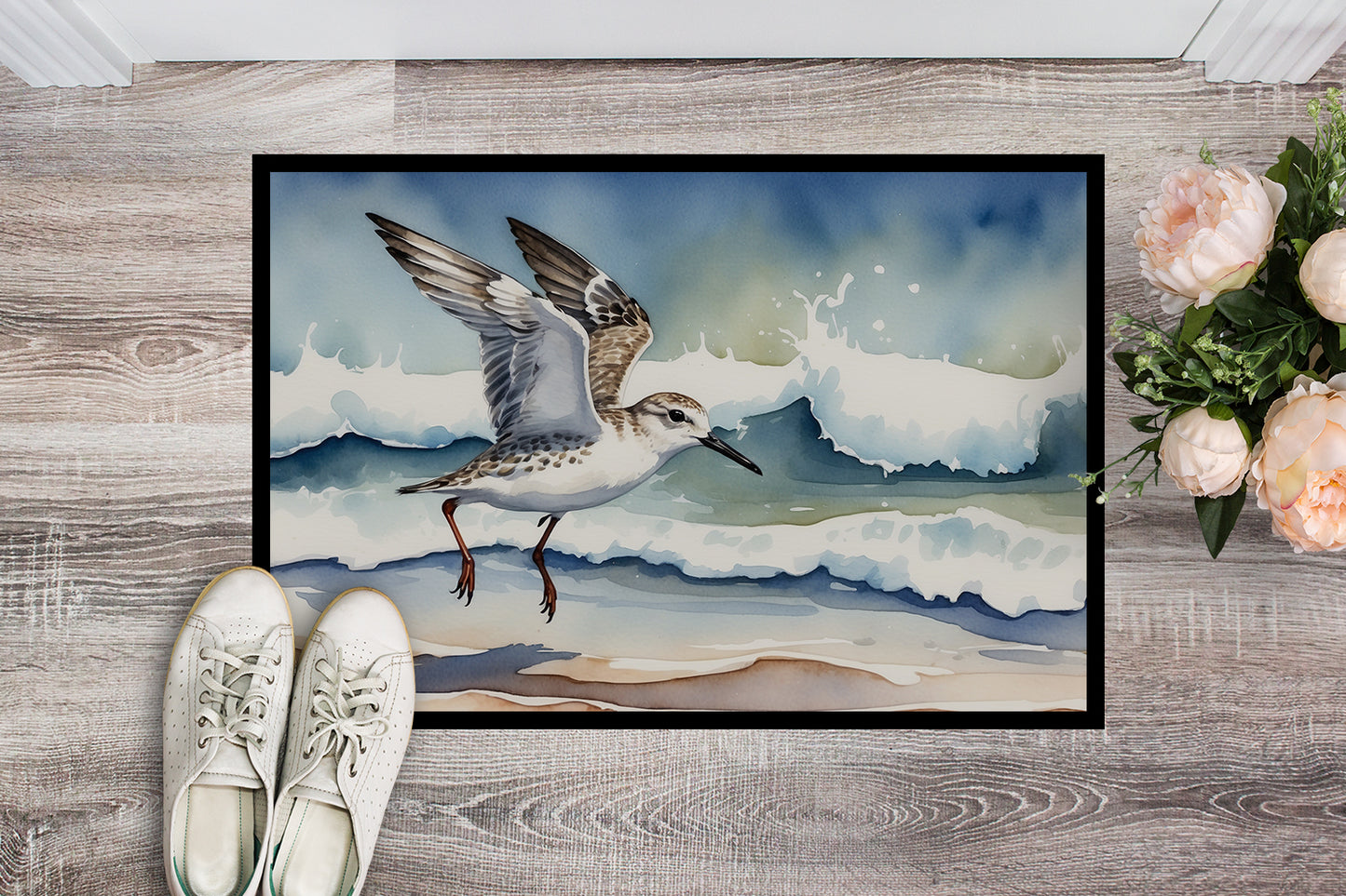 Sanderling Racing the Tide Doormat