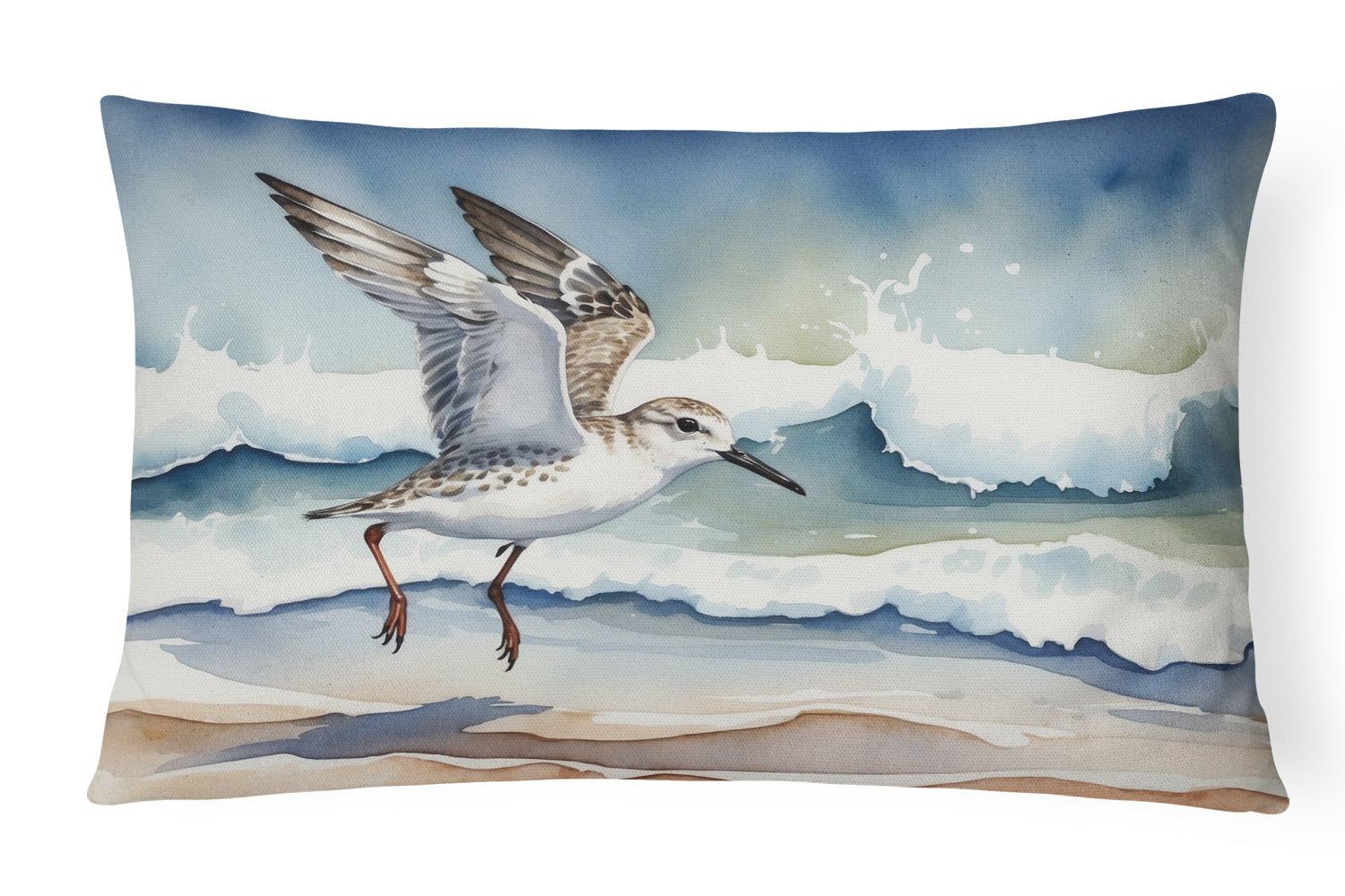 Buy this Sanderling Racing the Tide Throw Pillow