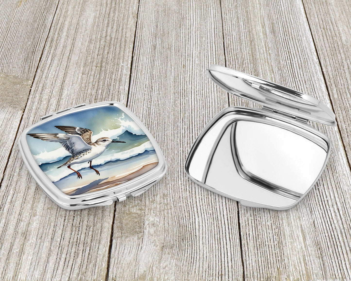 Sanderling Racing the Tide Compact Mirror