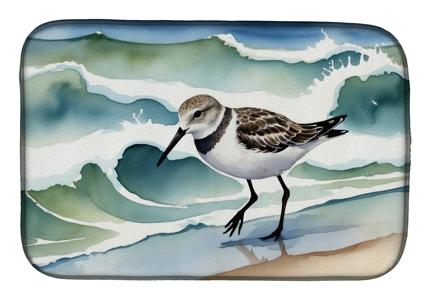 Buy this Sanderling Racing the Tide Dish Drying Mat