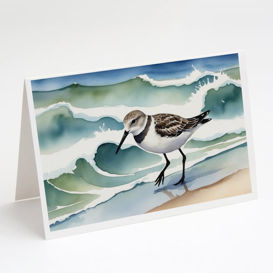 Buy this Sanderling Racing the Tide Greeting Cards Pack of 8