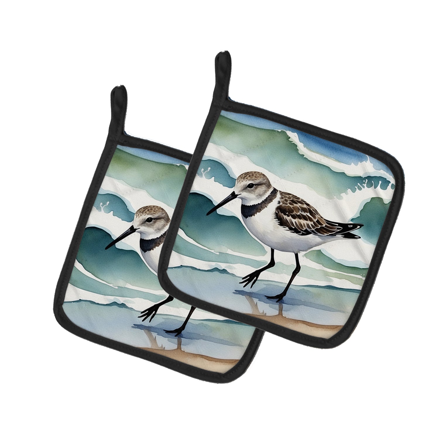 Buy this Sanderling Racing the Tide Pair of Pot Holders