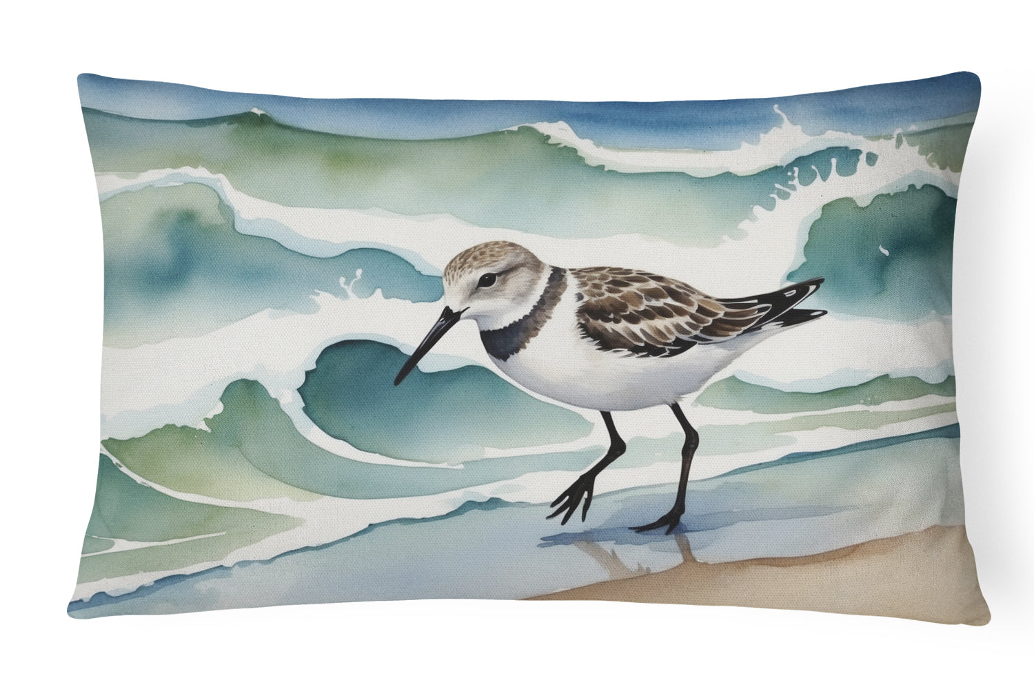 Buy this Sanderling Racing the Tide Throw Pillow