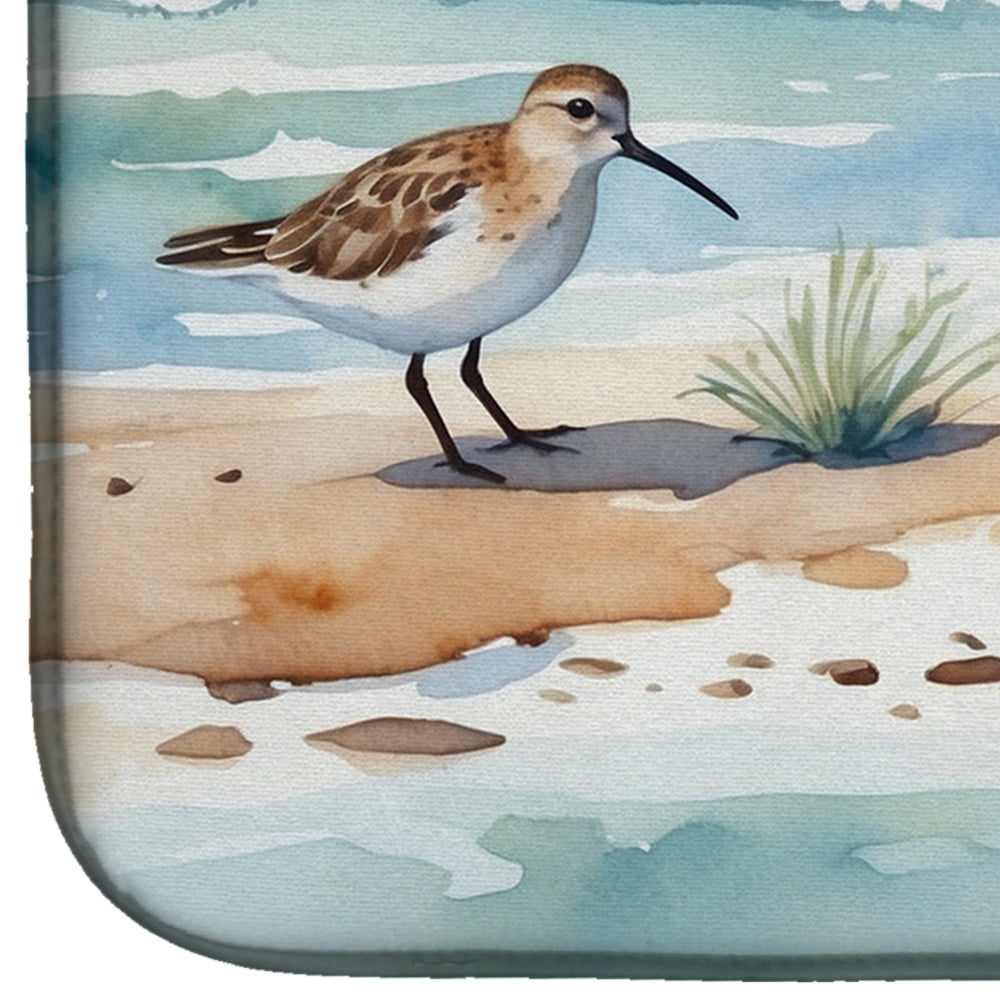 Sandpipers Hunting Dish Drying Mat