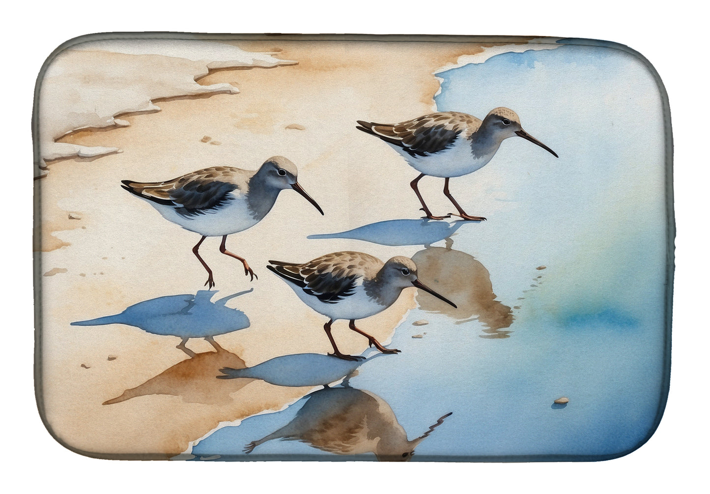 Buy this Sandpipers Dish Drying Mat