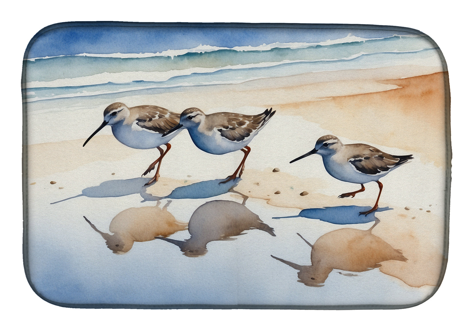 Buy this Sandpipers Dish Drying Mat